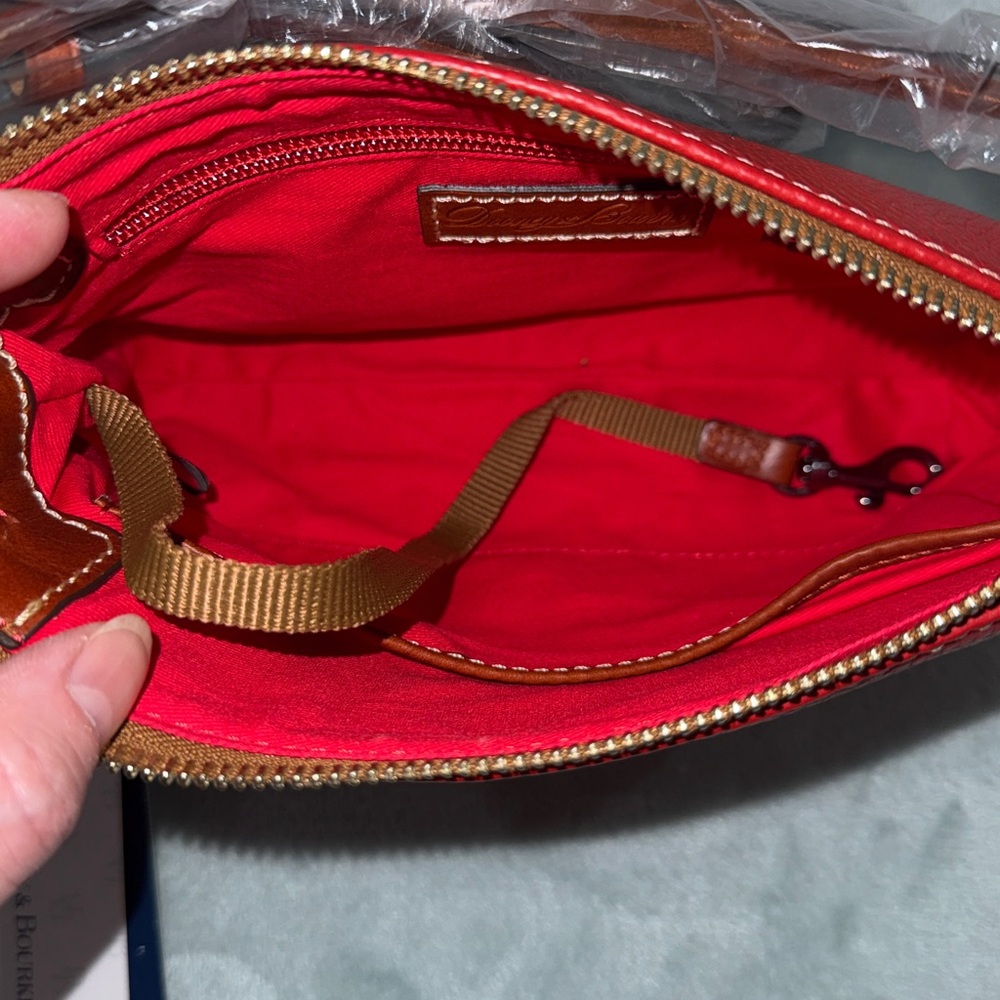 Dooney & Bourke Red Pebble Grain Crossbody Bag - Picture 12 of 17
